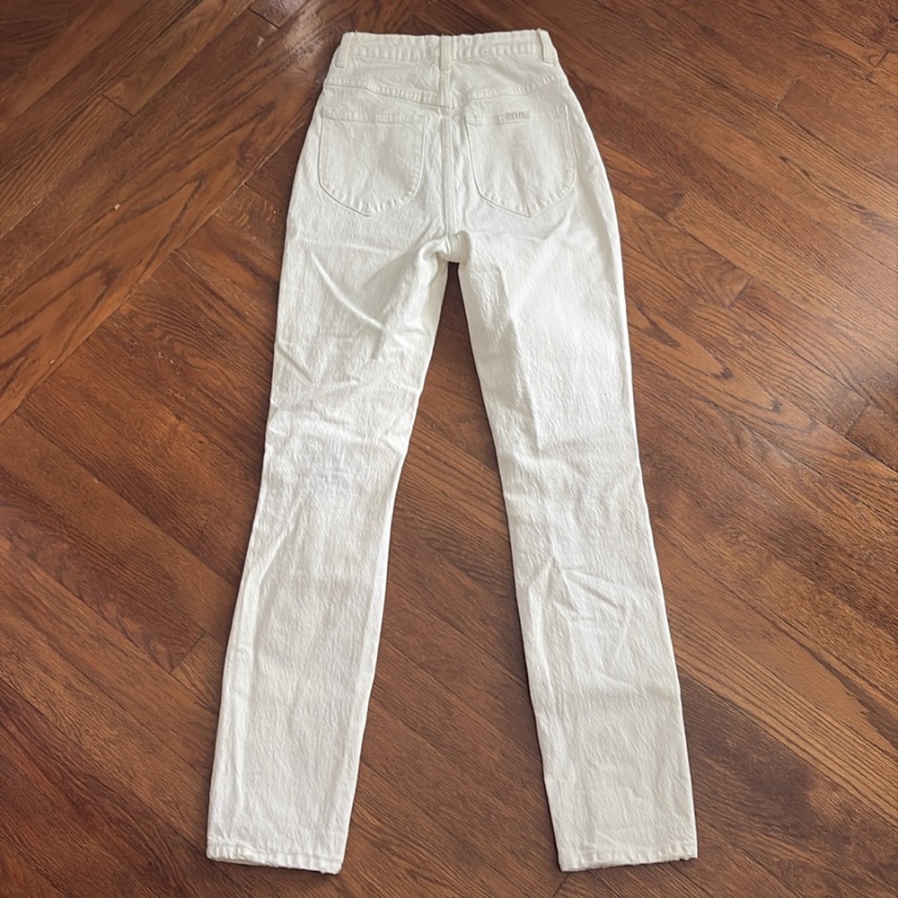 ROLLA'S White High Rise Slim Dusters - Picture 5 of 6